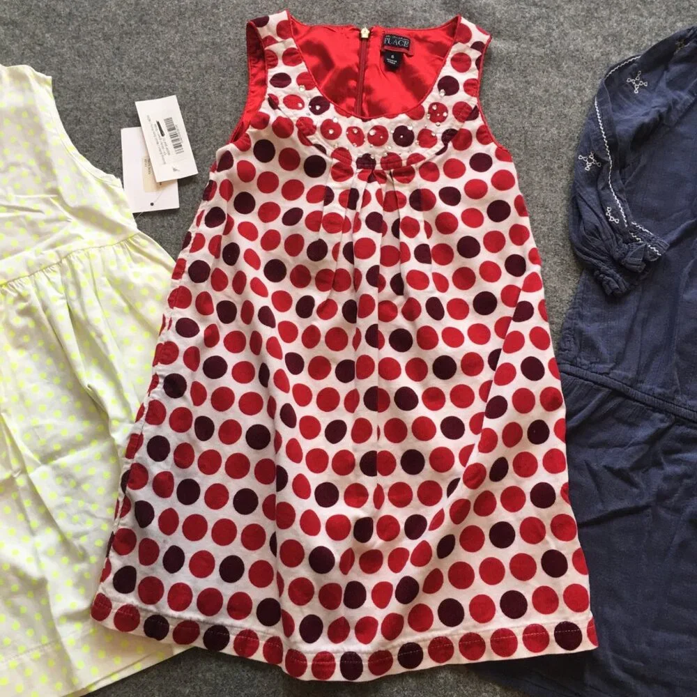 Girl Size 6/6X Clothing Lot 5x Pieces Bulk Winter Preppy Corduroy Flannel Cotton